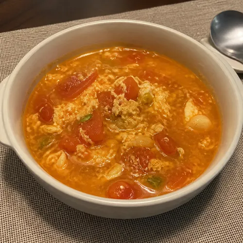 トマト卵スープ