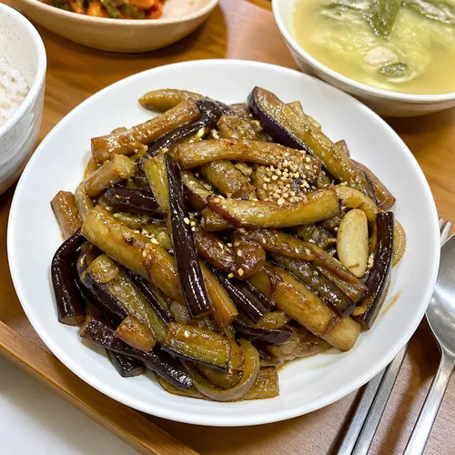 달달한 가지볶음