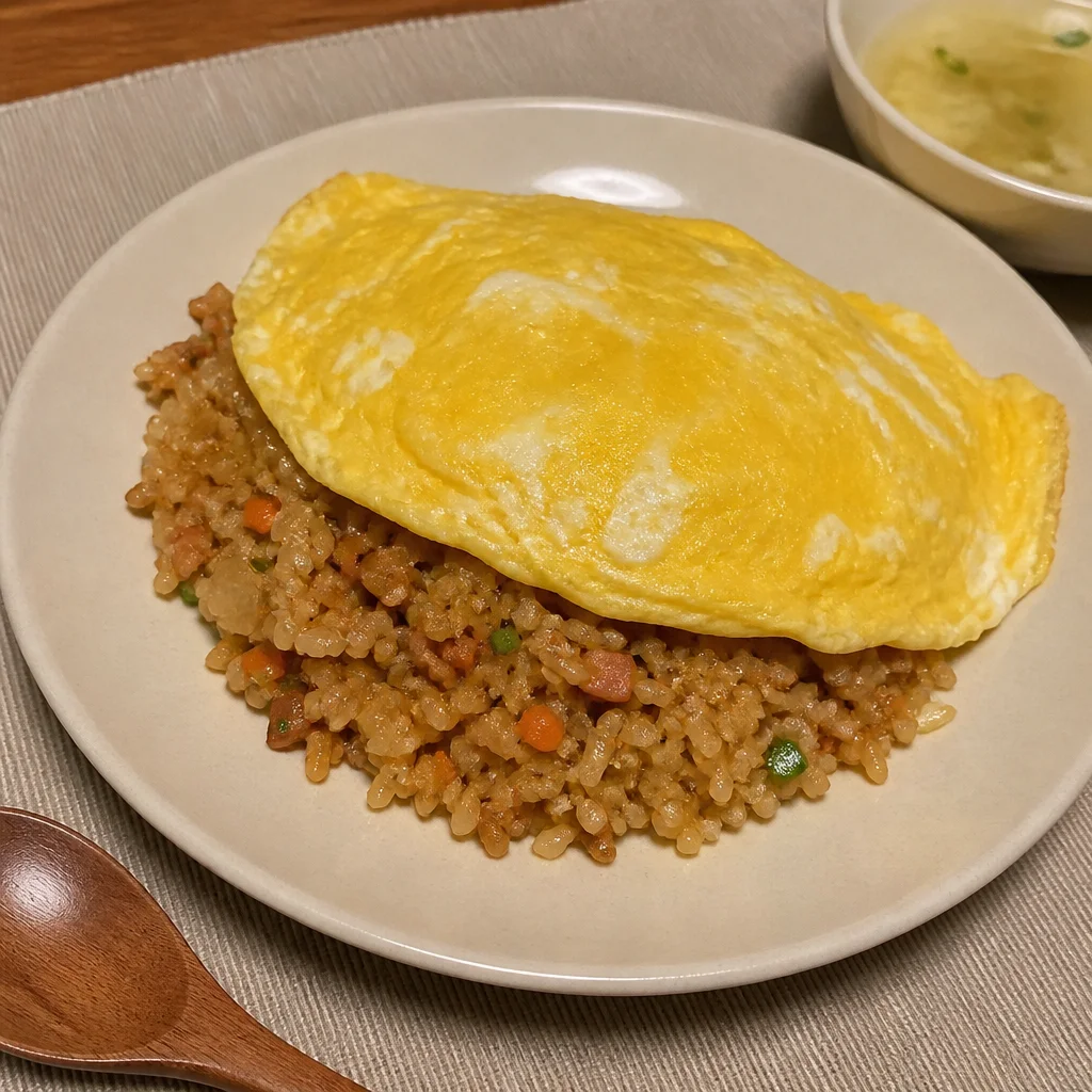 醤油オムライス