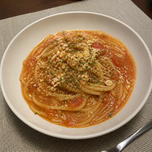 バタートマトパスタ
