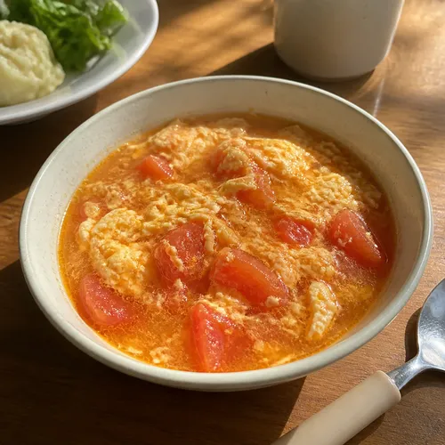 トマト卵スープ
