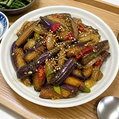 ナスの炒め物