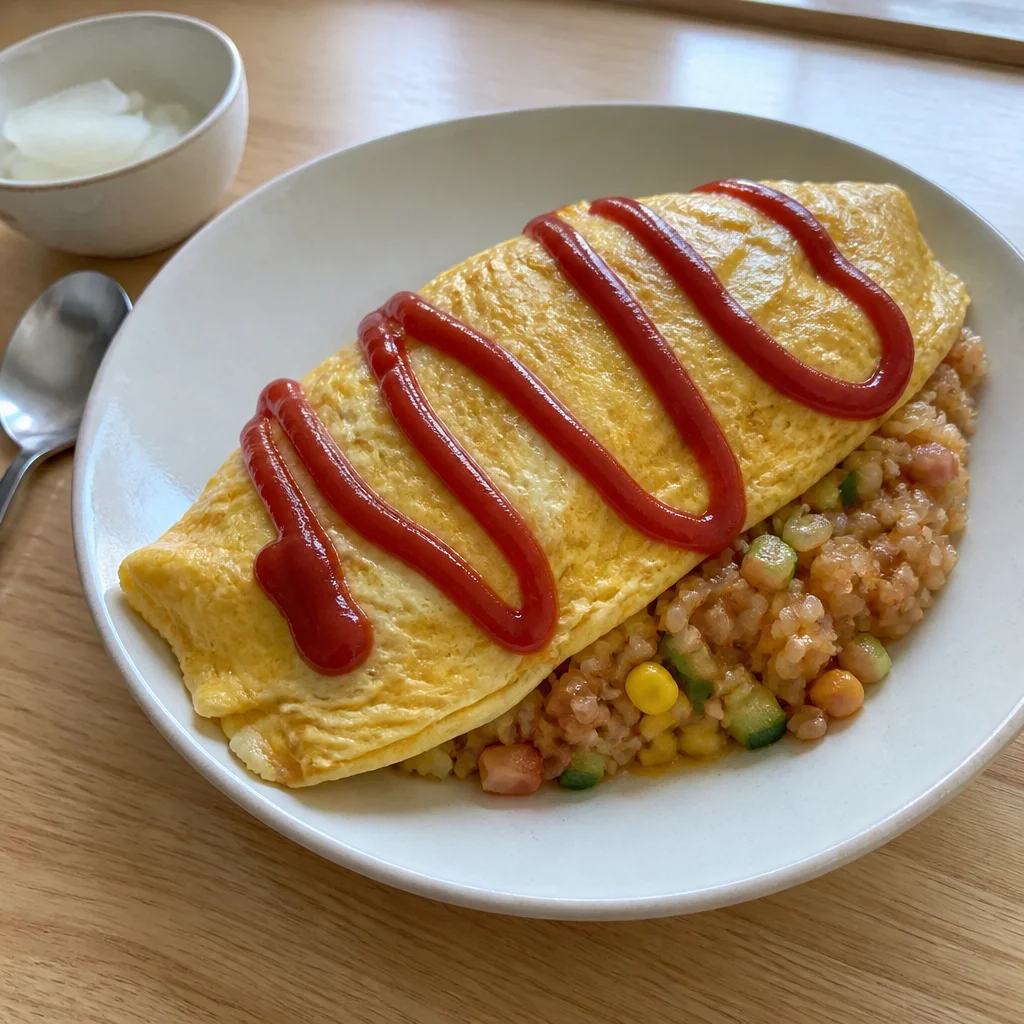 初心者オムライス