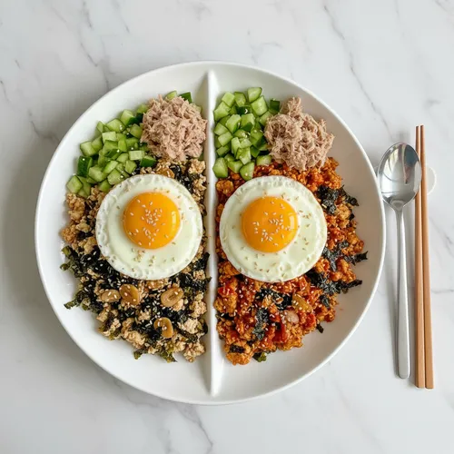초간단 다이어트 두부 비빔밥 (2가지 맛)