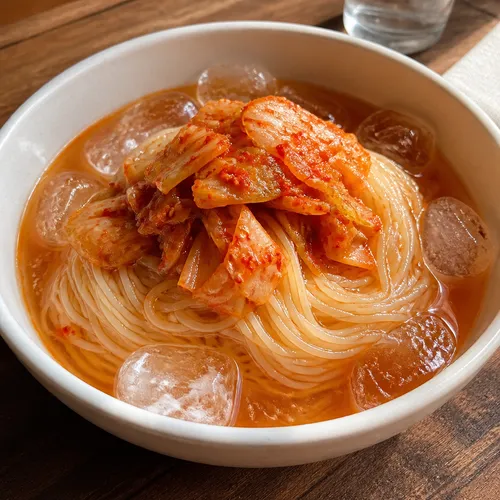 5分で完成！キムチ冷麺風そうめんの作り置き