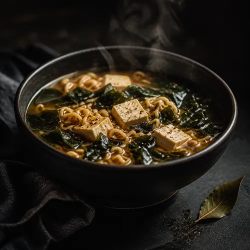 わかめと辛ラーメンの鍋