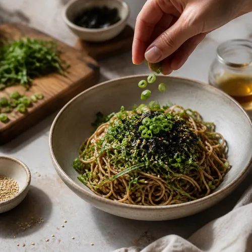 中毒性抜群！超簡単エゴマ油冷麺