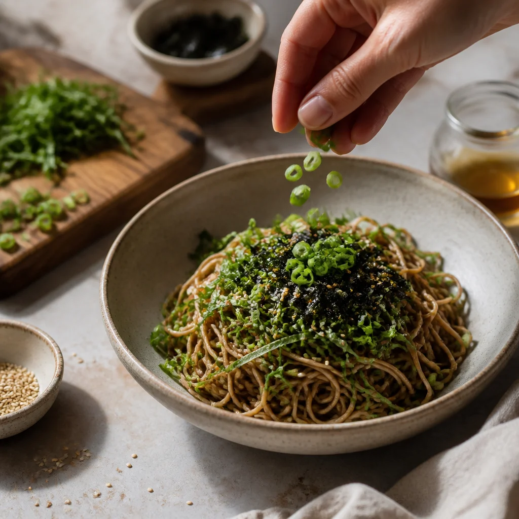 中毒性抜群!超簡単エゴマ油冷麺