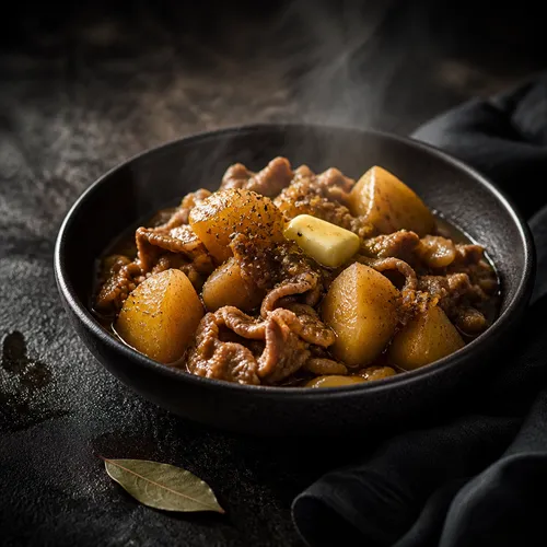 めんつゆで簡単にできる！肉じゃがバター