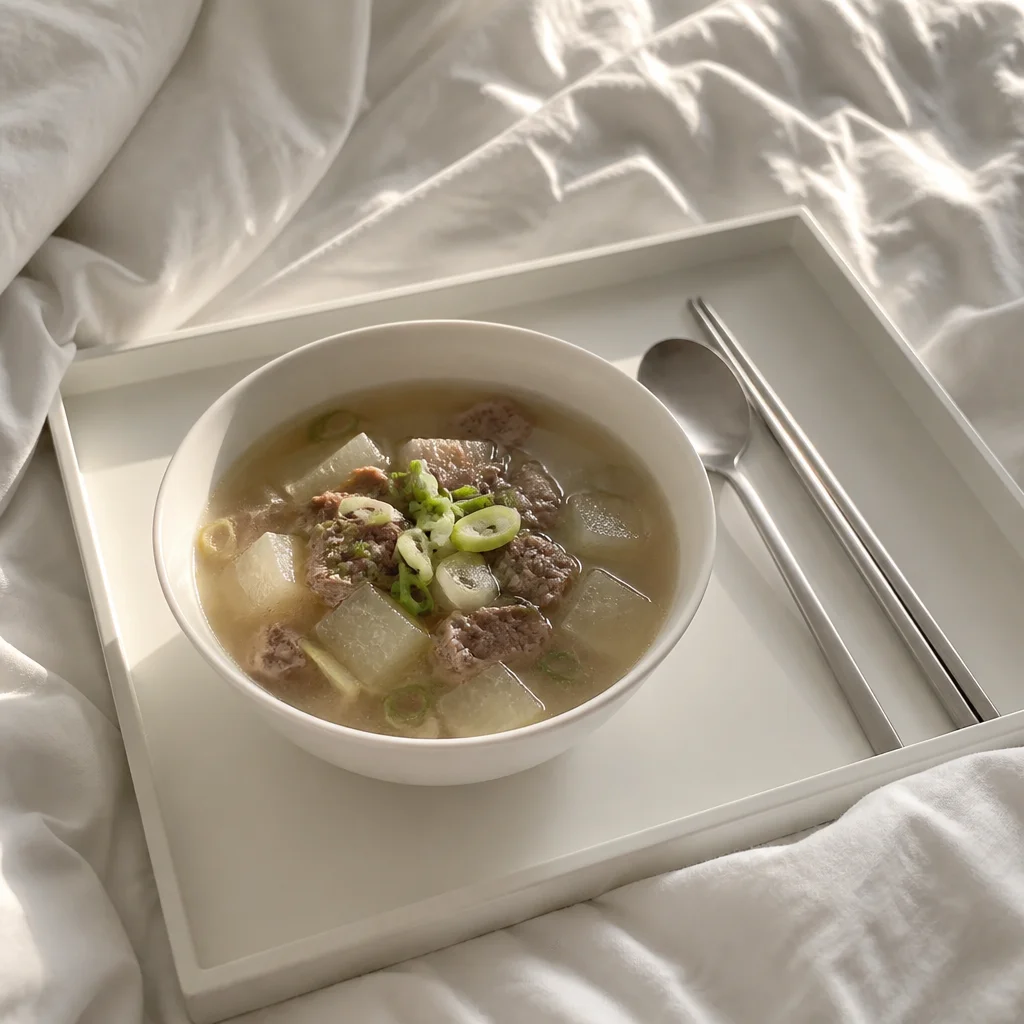 牛肉と大根のスープ(ソコギムク)
