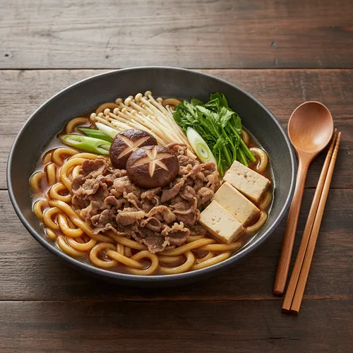 スキヤキうどん