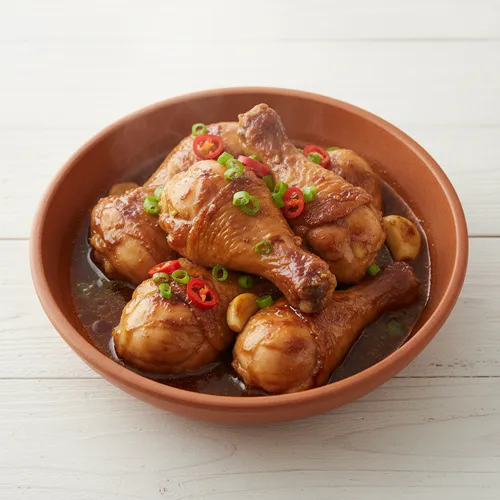 炊飯器で作る鶏もも肉（骨付き）のコーラ煮