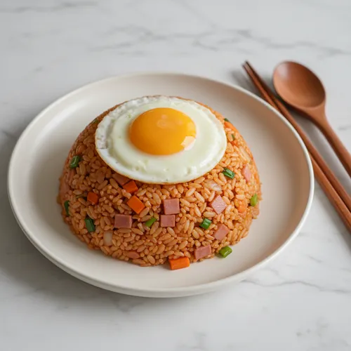 超簡単！オムライス風ハムチャーハン