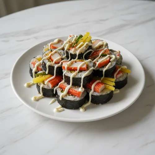 バターカニカマの端っこキンパ