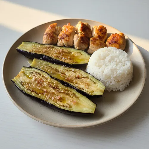 ナスの定食