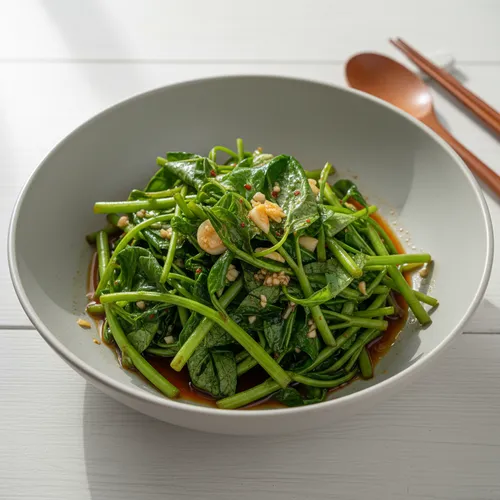 超簡単！空芯菜の和え物