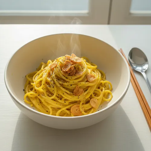 パブリの目玉焼きパスタ