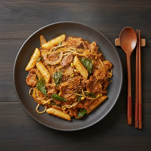ソン・シギョンの秘伝カレー粉入り豆もやしプルコギ