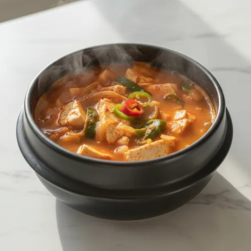 얼큰한 두부찌개