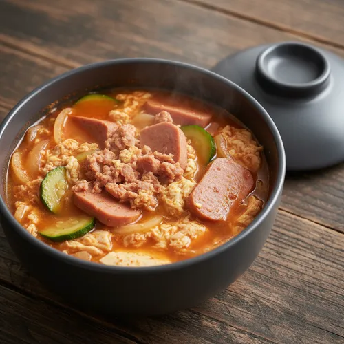 ダイエットスパムで作ったスパム純豆腐