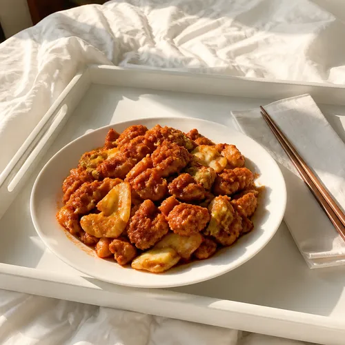 鶏カルビの秘伝タレ炒め