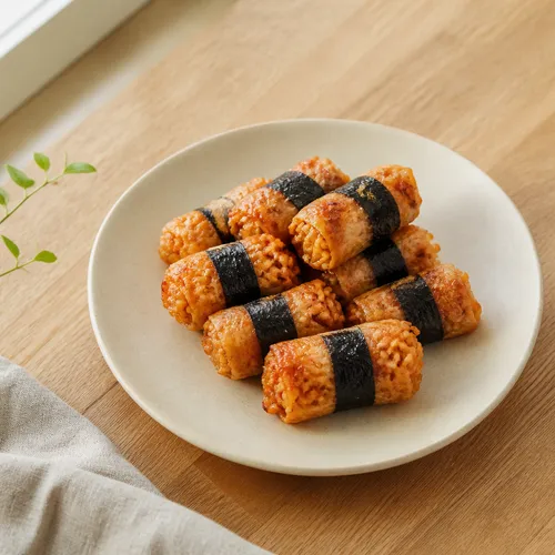 ブルダックライスペーパー揚げ