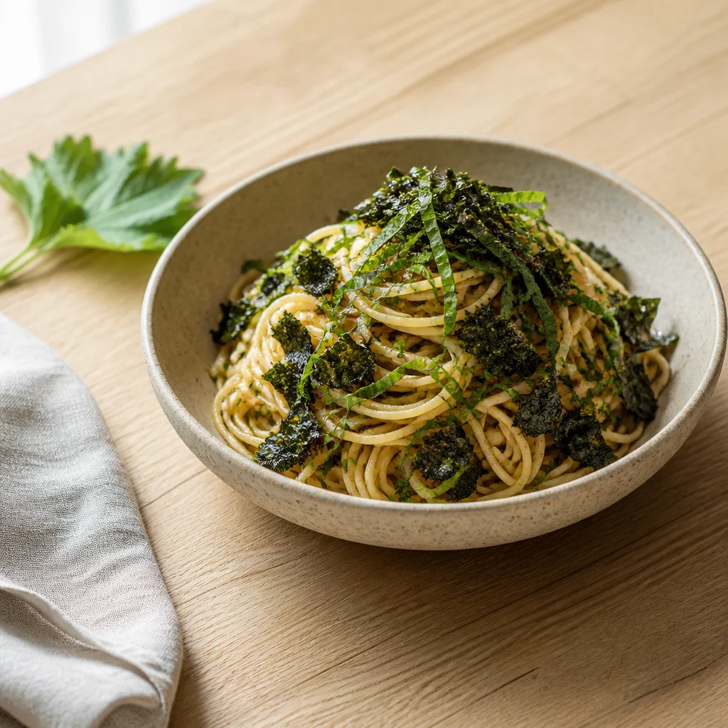ダイエットえごま油パスタ