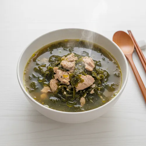 ツナワカメスープ