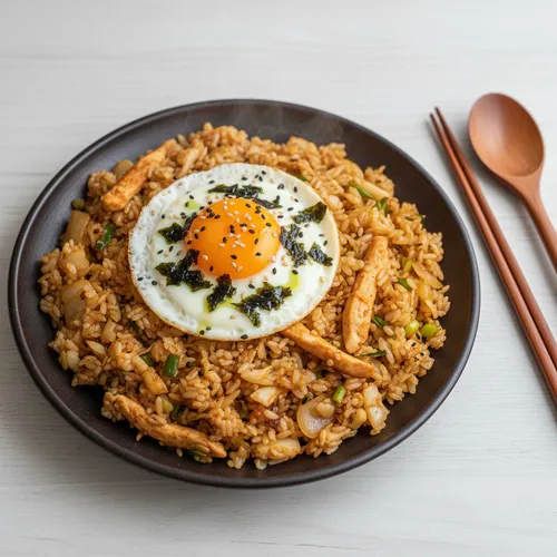 キャベツと鶏むね肉のダイエット炒飯