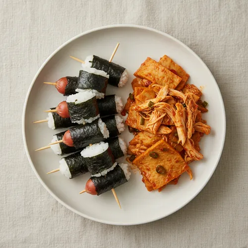 チキンムで作ったチュンムキンパ