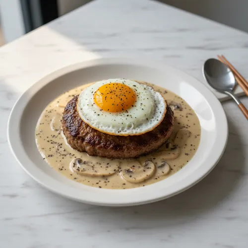 手作りハンバーグステーキ
