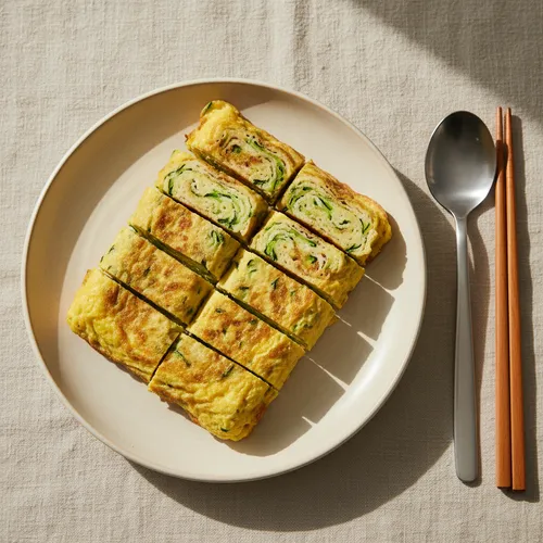 韓国かぼちゃの卵焼き