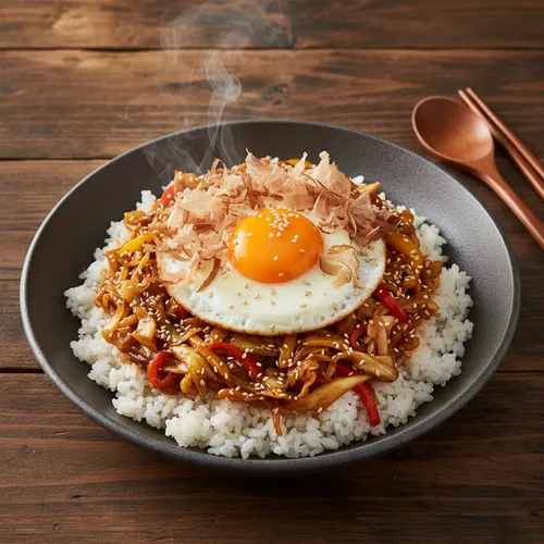 ヤキウドンスタイルキャベツ丼