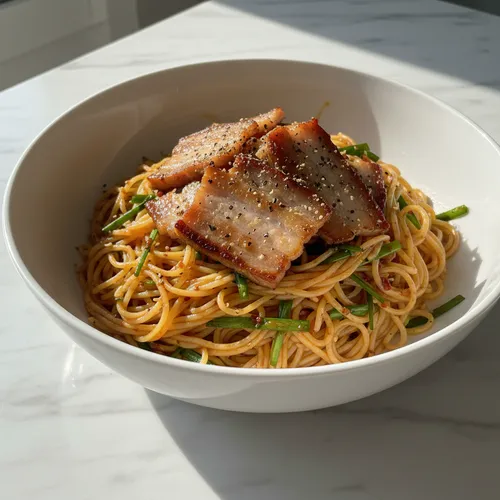 超簡単ニラビビン麺