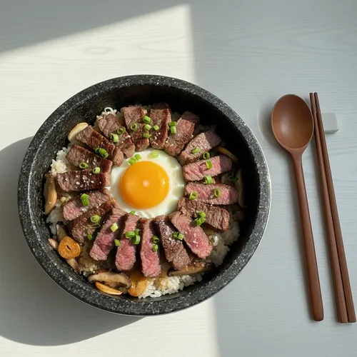 ステーキ釜飯