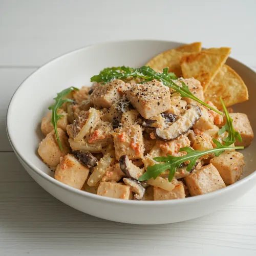 明太子豆腐クリームチキン