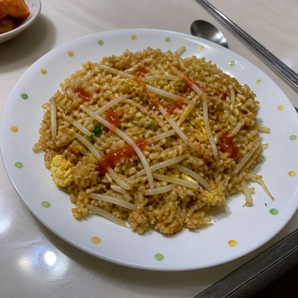 東南アジア風卵もやし炒飯