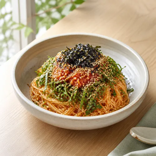 イカの塩辛ビビン麺