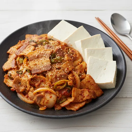 대패삼겹살 두부김치
