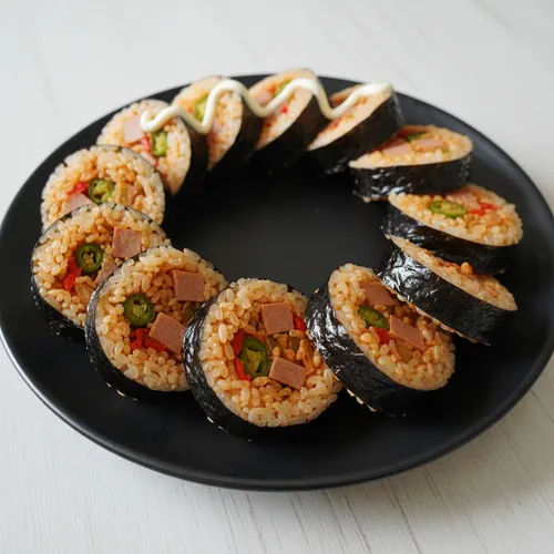悪魔の味 スパム辛ネギキンパ