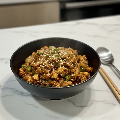 두부 참치 쌈장