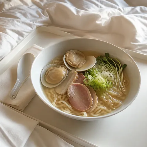 아카네 짜리 특제 조개 육수 라멘