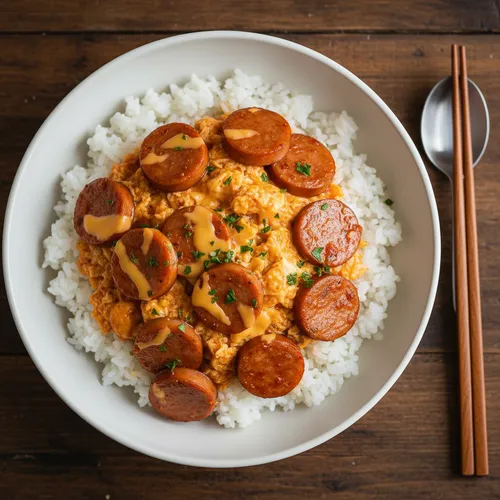 赤い卵かけご飯