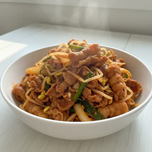 簡単で美味しいコンナムルプルコギ