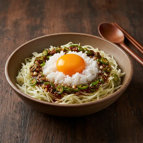 超簡単キャベツご飯