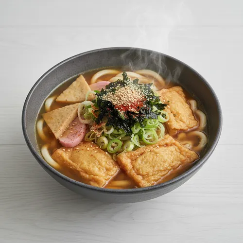 ポチャンマチャ風 油揚げうどん