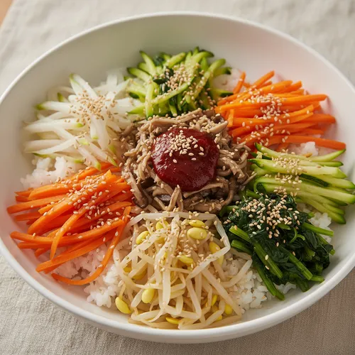簡単野菜ビビンバ