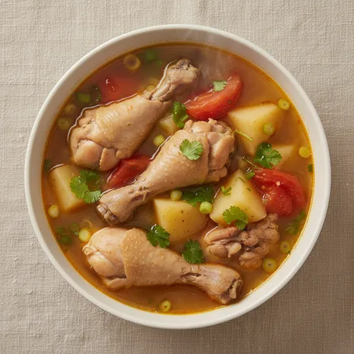태국식 닭고기 감자 수프 (Soup Gai Mun Farang)