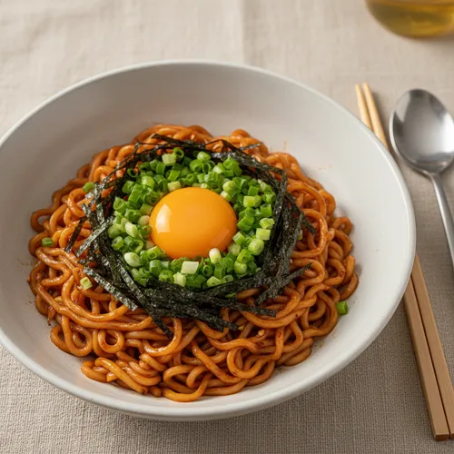 日本式シンラーメン油そば