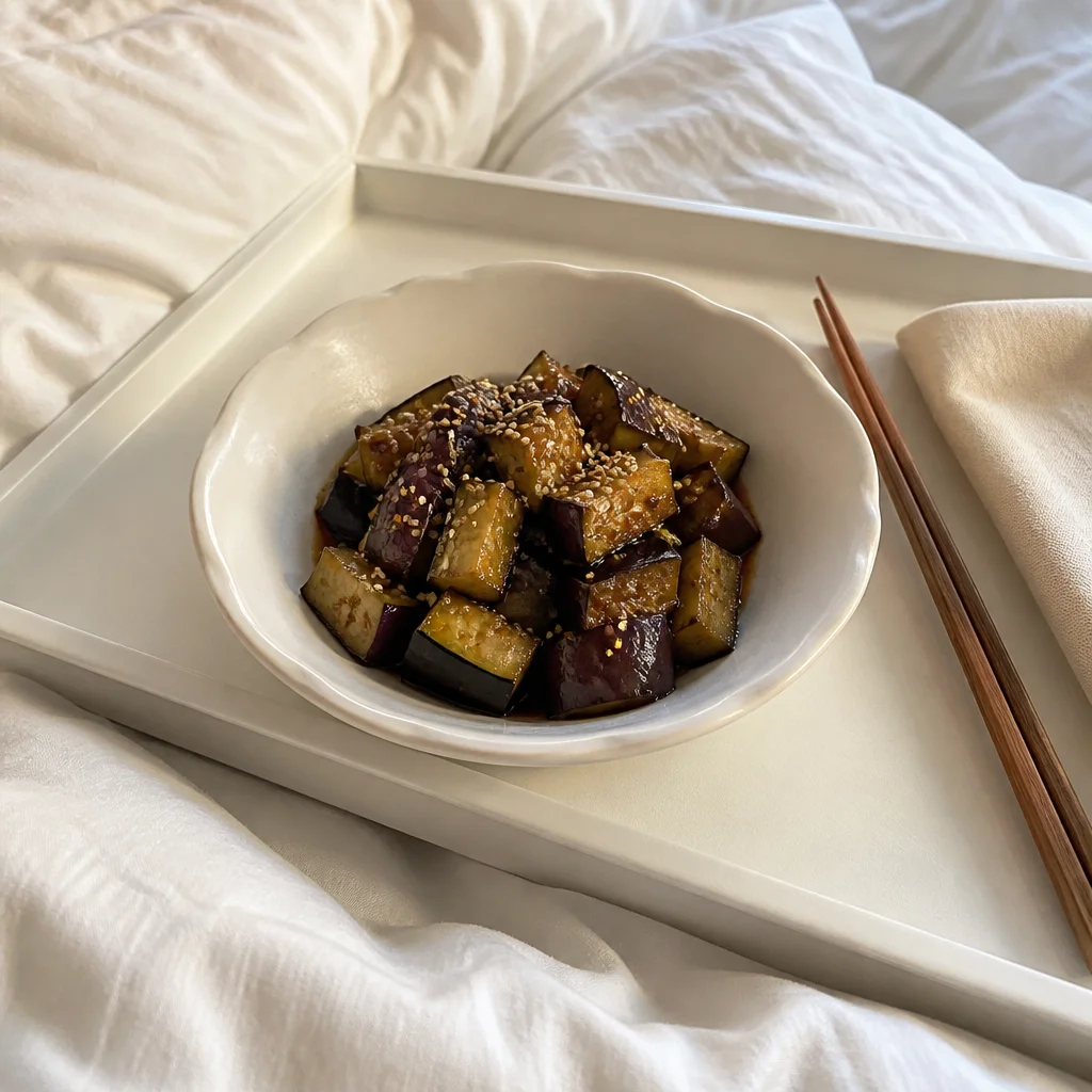 電子レンジで5分 和風なすの煮びたし